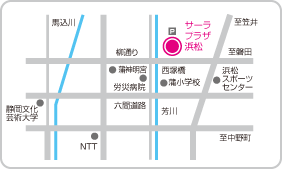 サーラプラザ浜松の地図